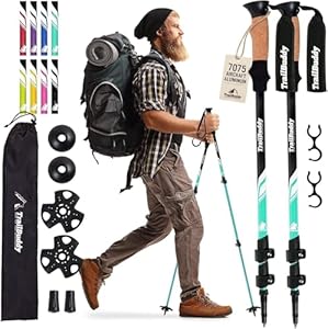 TrailBuddy 7075 Aluminum Trekking Poles