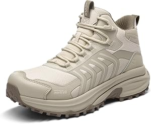 NORTIV 8 Women‘s Hiking Boots Waterproof Lightweight Outdoor Trekking Non Slip Comfortable Camping Ankle Breathable Everyday Boot Armadillo FieldLite