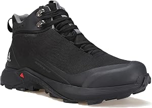 HUMTTO Men's All-Terrain Waterproof Hiking Boots Lightweight Breathable Outdoor Ankle Boots Trekking Hiking Shoes