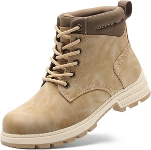 ANJOUFEMME Women's Combat Hiking Boots Lightweight | Non-slip traction, durable upper, breathable comfort
