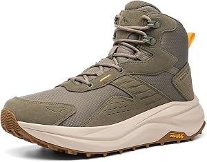NORTIV 8 Men's Wide Toe Box Hiking Boots Low Drop Waterproof Outdoor Trekking Camping Shoes Katahdin