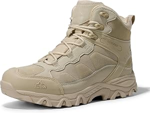 NORTIV 8 Men's Waterproof Hiking Boots Outdoor Mid Trekking Lightweight Mountaineering Shoes Paladin