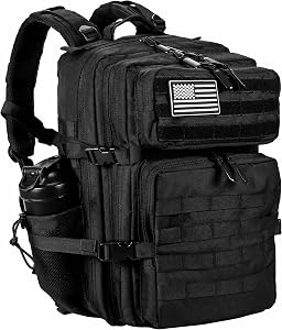 Military Tactical Backpack for Men and Women 45L Army 3 Days Assault Pack Bag Large Rucksa